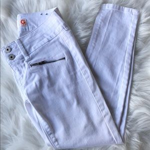 G By Guess Jeans - White Super Skinny Jeans
